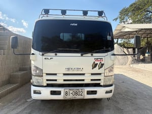 ISUZU NPR 150แรงม้า รถบรรทุก 6ล้อ กระบะเหล็ก ปี2014