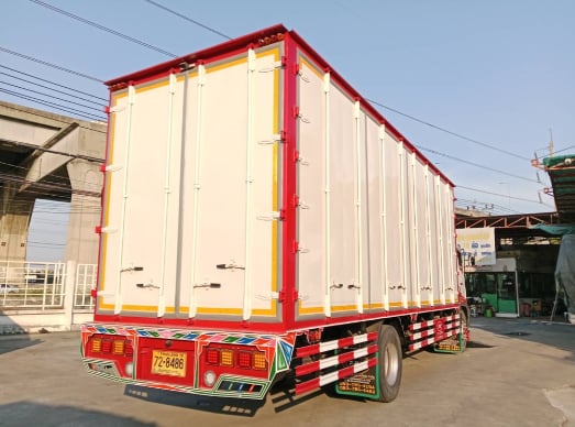 HINO FG 240แรงม้า รถบรรทุก 6ล้อ ตู้แห้ง ปี2019