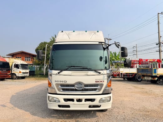 HINO Mega 150แรงม้า รถบรรทุก 6ล้อ กระบะคอกสูง ปี2017