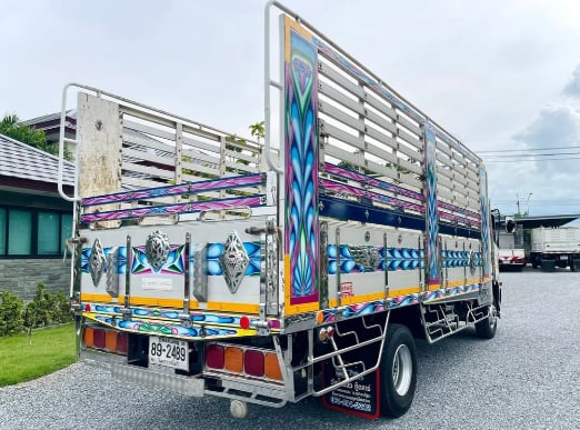 HINO FC 210แรงม้า รถบรรทุก 6ล้อ กระบะคอกสูง ปี2018