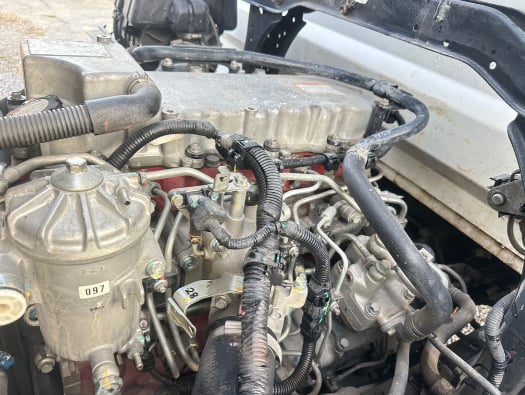 HINO Mega 175แรงม้า รถบรรทุก 6ล้อ กระบะคอกสูง ปี2019