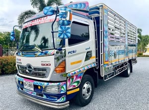 HINO FC 210แรงม้า รถบรรทุก 6ล้อ กระบะคอกสูง ปี2018