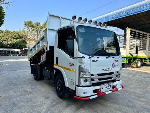 ISUZU NMR 130แรงม้า รถบรรทุก 6ล้อ ดั้มพ์ ปี2023 เลขไมล์ 61,000 กม.