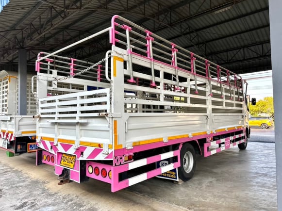 HINO FC 210แรงม้า รถบรรทุก 6ล้อ กระบะคอกสูง ปี2024 เลขไมล์ 39,000 กม.