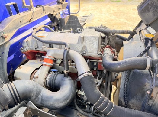 HINO Mega 150แรงม้า รถบรรทุก 6ล้อ กระบะคอกสูง ปี2017