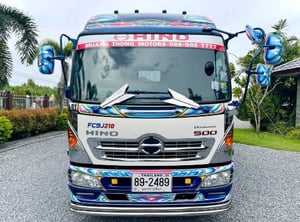 HINO FC 210แรงม้า รถบรรทุก 6ล้อ กระบะคอกสูง ปี2018
