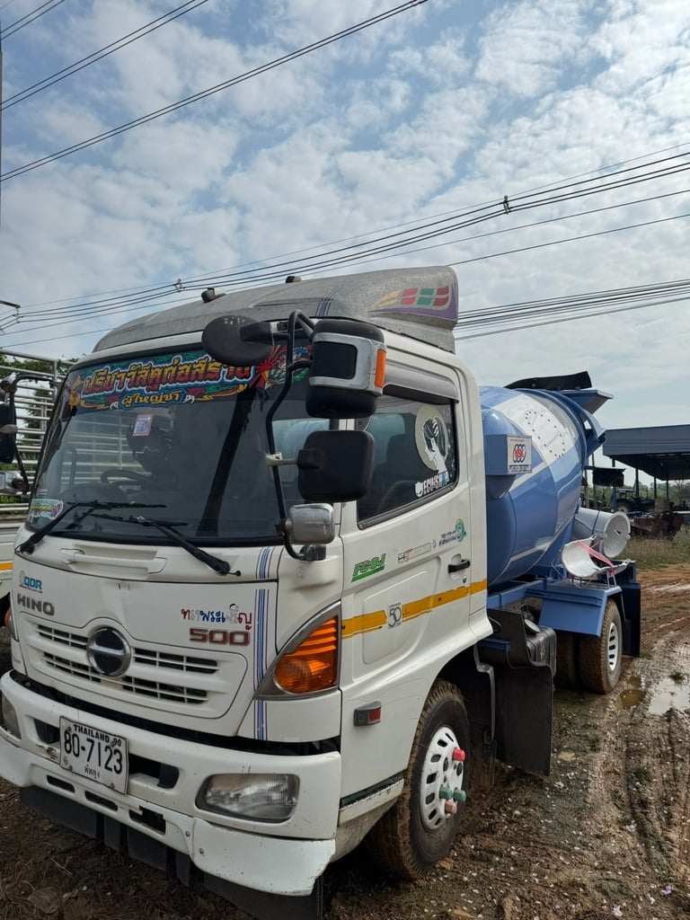 ขายรถโม่ปูน 6 ล้อ 175 Hino ปี58  ขายรถโม่ปูน 6 ล้อ 175 Hino ปี58