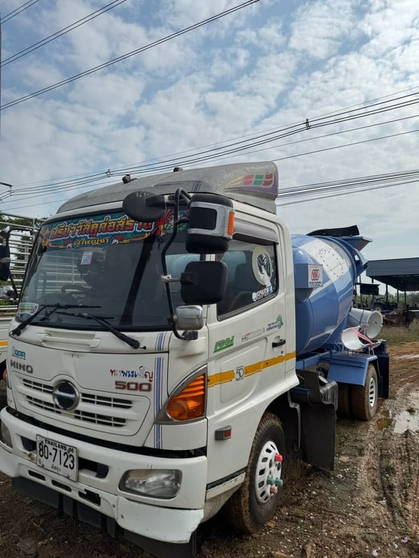 ขายรถโม่ปูน 6 ล้อ 175 Hino ปี58 