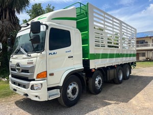 HINO FL 260แรงม้า รถบรรทุก 12ล้อ กระบะเหล็ก ปี2016