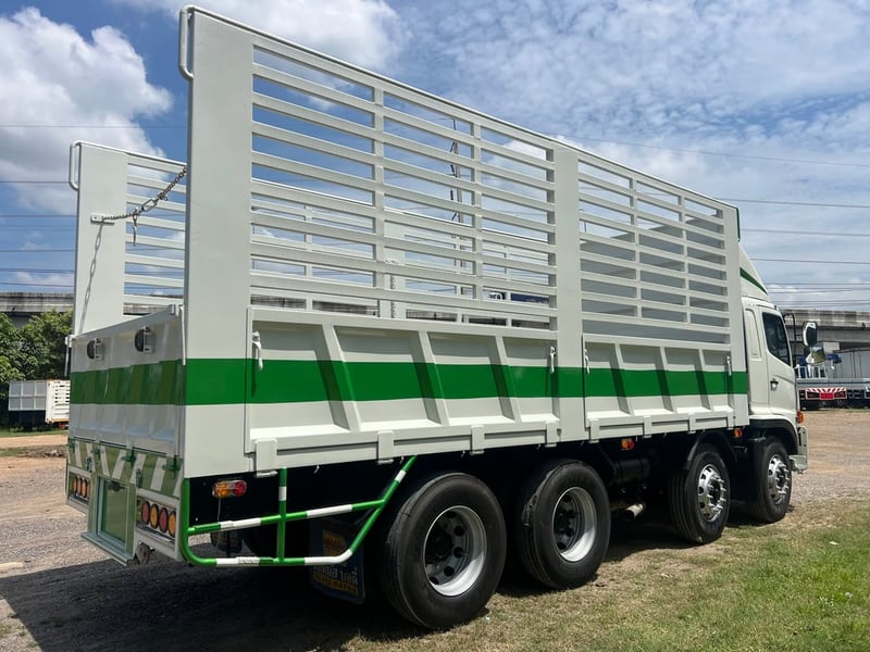 HINO FL 260แรงม้า รถบรรทุก 12ล้อ กระบะเหล็ก ปี2016