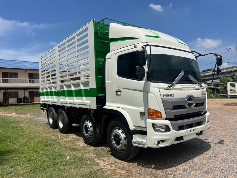HINO FL 260แรงม้า รถบรรทุก 12ล้อ กระบะเหล็ก ปี2016