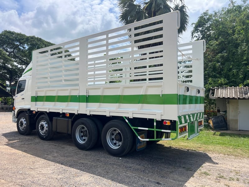 HINO FL 260แรงม้า รถบรรทุก 12ล้อ กระบะเหล็ก ปี2016