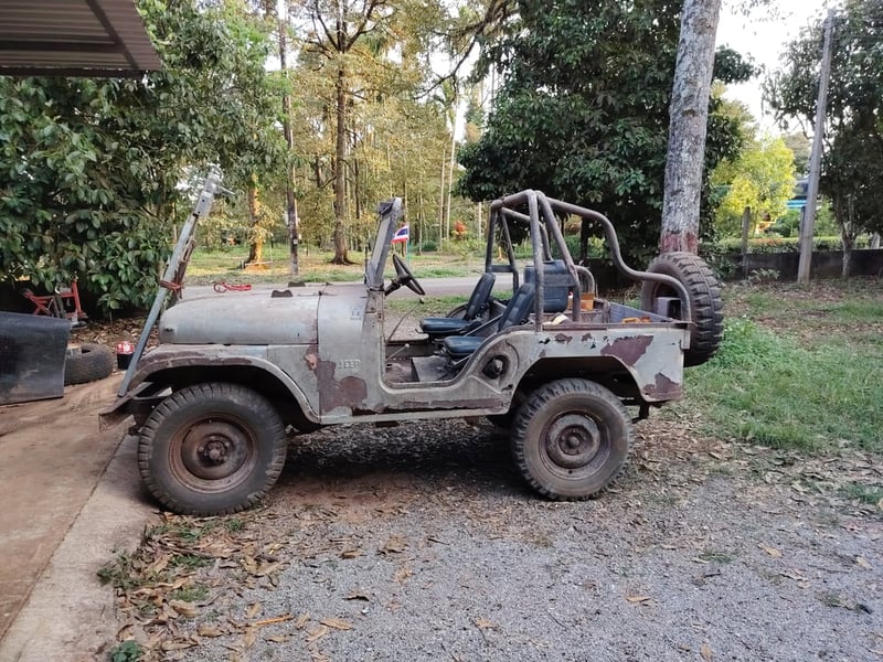 ขายรถ​  Jeep.cj5  98,000 มีทะเบียนขาดต่อ