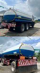 รถพ่วงแม่ลูก ISUZU ถังบรรทุกของเหลว 195 แรงม้า