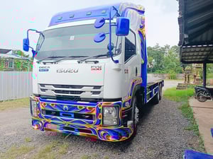 ISUZU FVM300แรงม้า กระบะพื้นเรียบ7.70เมตร