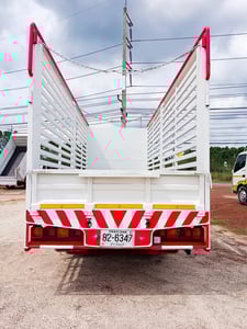 ISUZU FRR 190แรงม้า รถบรรทุก 6ล้อ กระบะคอกสูง ปี2013 เลขไมล์ 200,000 กม.