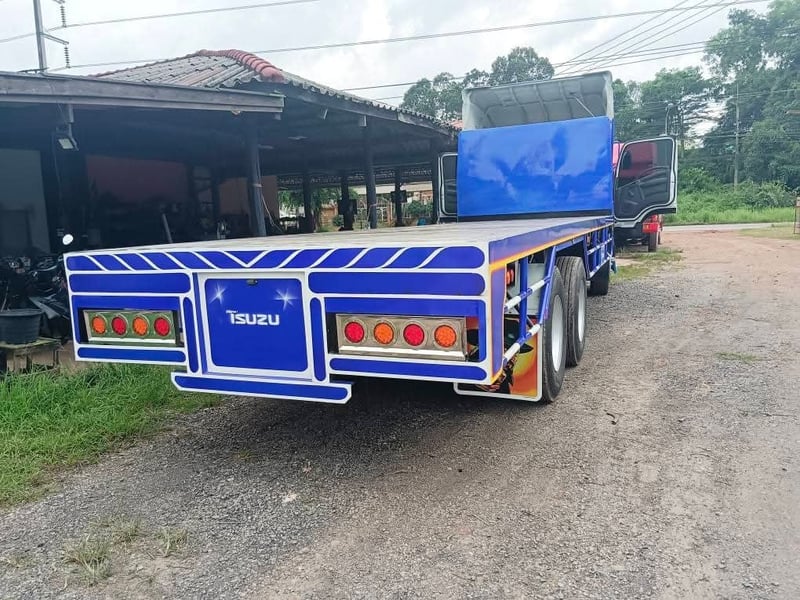 ISUZU FVM300แรงม้า กระบะพื้นเรียบ7.70เมตร