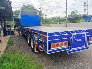 ISUZU FVM300แรงม้า กระบะพื้นเรียบ7.70เมตร