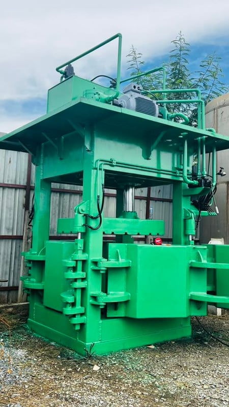 แท่นอัดไฮดรอลิคกระบอกคู่(Hydraulic_Press)รุ่นกระบอกคู่ 200 ton ชุดมอเตอร์ไฮดรอลิค 25 HP 380V