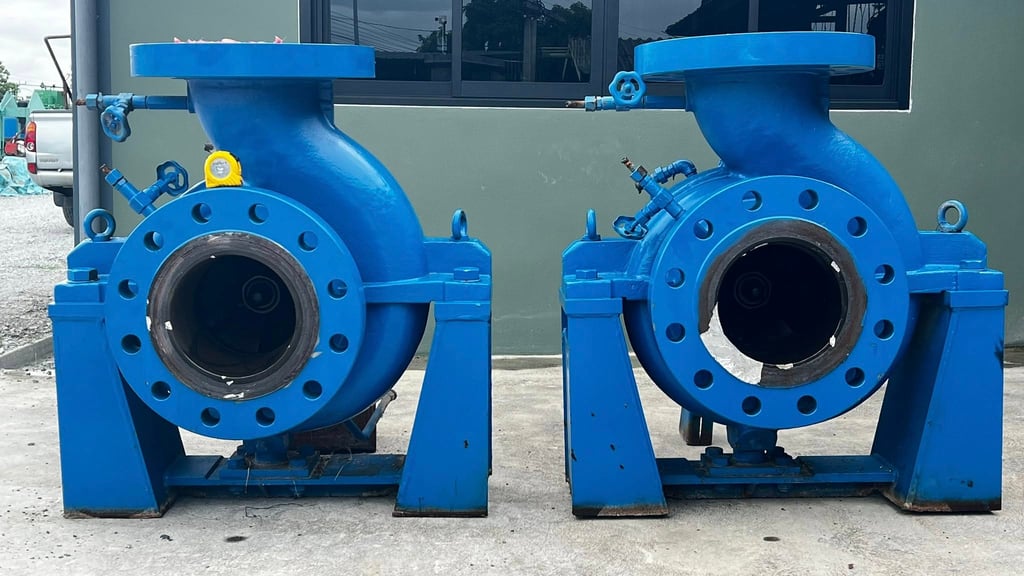 หัวปั้มน้ำหอยโข่ง🇩🇪SULZER GERMANY🇩🇪ขนาด 10 - 10” H : 52 m Q : 591 m3 h ใช้กับมอเตอร์ 100-125 HP เข้ามา 2 ตัว หัวปั้มน้ำหอยโข่ง🇩🇪SULZER GERMANY🇩🇪ขนาด 10 - 10” H : 52 m Q : 591 m3 h ใช้กับมอเตอร์ 100-125 HP เข้ามา 2 ตัว