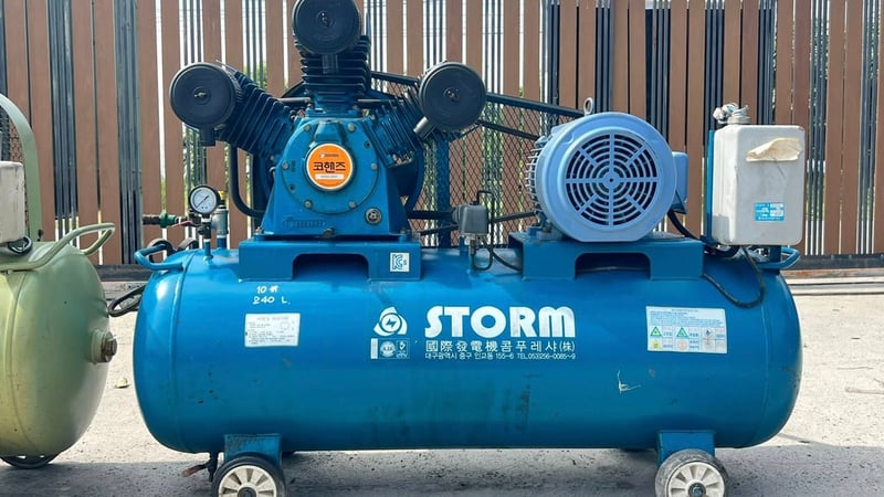 เครื่องปั้มลม 380Vเข้ามา 3 ตัว