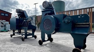 เหลือ 1 ตัว กรรไกรตัดงับเศษเหล็ก ตัดเศษเหล็กงานรีไซเคิล 380V เข้ามา 2 ตัว