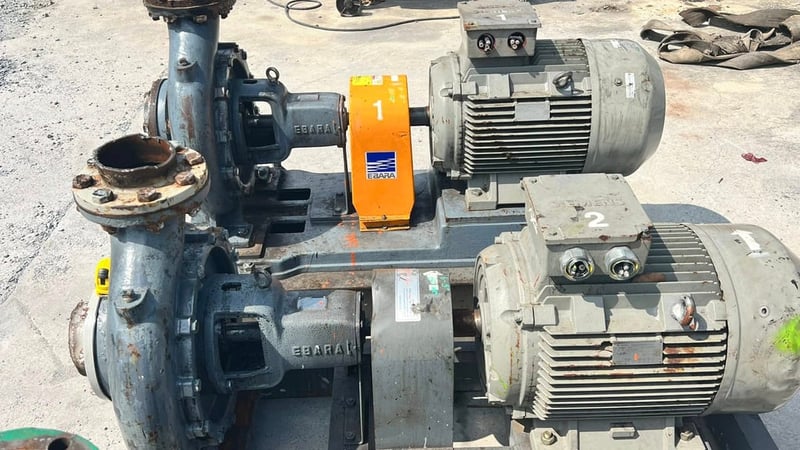 ชุดปั้มน้ำหอยโข่ง EBARA JAPAN 380V เข้ามา 4 ชุด ชุดปั้มน้ำหอยโข่ง EBARA JAPAN 380V เข้ามา 4 ชุด