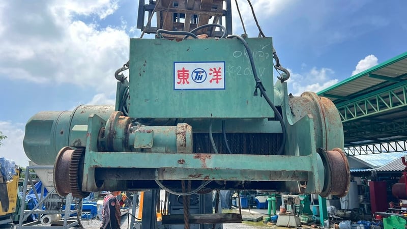 รอกสลิงไฟฟ้างานญี่ปุ่นT O Y O HOIST JAPAN ขนาด 15 ton (15000 kg) 4 ทิศทาง พร้อมหม้อแปลงไฟ 380V รอกสลิงไฟฟ้างานญี่ปุ่นT O Y O HOIST JAPAN ขนาด 15 ton (15000 kg) 4 ทิศทาง พร้อมหม้อแปลงไฟ 380V