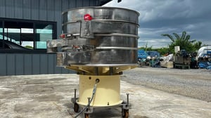 RARE_ITEM ตระแกรงร่อนสั่นเขย่าแบบสเตนเลส แบบ 3 ชั้น เส้นผ่าศูนย์กลาง 1 เมตร (100 cm)380V