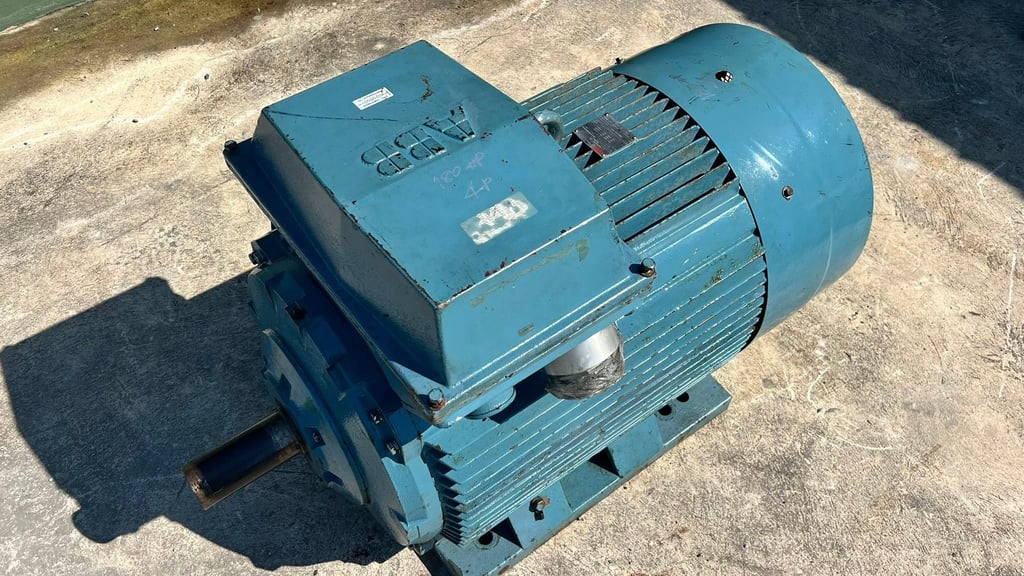 มอเตอร์ไฟฟ้ากำลัง ABB MOTOR ขนาด 180 HP 4 P 1480 RPM 380V มอเตอร์ไฟฟ้ากำลัง ABB MOTOR ขนาด 180 HP 4 P 1480 RPM 380V