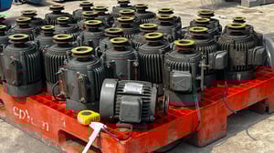 มอเตอร์ไฟฟ้ากำลัง TECO ขนาด 1.2 HP 4 P 380V สภาพสวยพร้อมใช้