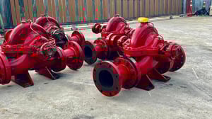 หัวปั้มน้ำสปริทเคส(SplitcasePump)PEERLESS PUMP USAขนาดท่อ 6-6” เดิมติดตั้งอยู่ในระบบดับเพลิง(Fire pump) ปั้มสภาพสวยหมุนนิ่ม มีเข้ามา 4 ตัว