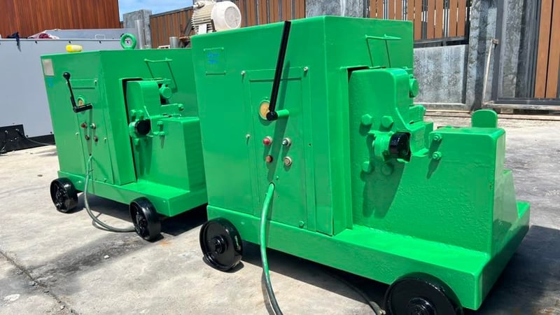 เครื่องตัดเหล็กงานก่อสร้าง Copco ระบบไฮดรอลิค ขนาด 32 mm380V เครื่องตัดเหล็กงานก่อสร้าง Copco ระบบไฮดรอลิค ขนาด 32 mm380V