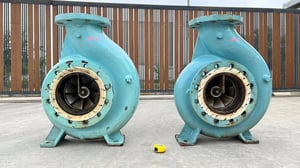 หัวปั้มน้ำหอยโข่งใบสเตนเลสKSB PUMPSปั้มงานยุโรปใบพัดสเตนเลส ขนาด 10”- 8” H : 38 m Q : 400 m3h ใช้กับมอเตอร์ 100 -150 HP สภาพสวยหมุนนิ่ม เข้ามา 2 ตัว