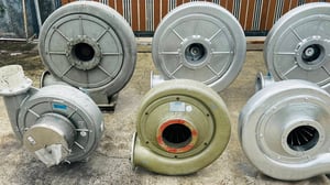 โบลเวอร์ดูดเป่าระบายอากาศ วัสดุอลูมิเนียม ทั้งตัวโข่งและใบพัด มีมาตั้งแต่ขนาด 2 - 15 HP 380V โบลเวอร์ดูดเป่าระบายอากาศ วัสดุอลูมิเนียม ทั้งตัวโข่งและใบพัด มีมาตั้งแต่ขนาด 2 - 15 HP 380V