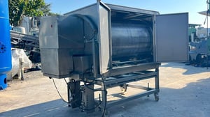 เครื่องล้างสลัดแห้งงานสเตนเลส ขนาดห้อง (กยส) 90 x 135 x 100 cm มีระบบน้ำฉีดล้างในตัว380Vสเตนเลสทั้งตัว