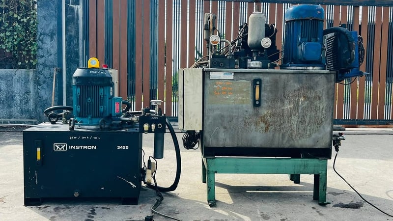 ชุดต้นกำลังปั้มน้ำมันไฮดรอลิค(PowerUnit) งานยุโรป รุ่นปั้มแรงดันสูง (Hipress) ขนาด 7.5 HP380Vเข้ามา 2 ชุด