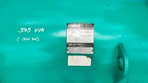 เครื่องปั่นไฟสนาม(GENERATOR)CUMMINS USAขนาด 375 KVA เครื่องยนต์ดีเซลเทอร์โบ 6 สูบ แบตเตอรี่เบิกใหม่ พร้อมใช้งาน