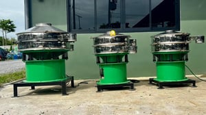 เหลือ 1 ตัว ถังร่อนเขย่างานสเตนเลสแบบ2ชั้น 380V เข้ามา 3 ตัว