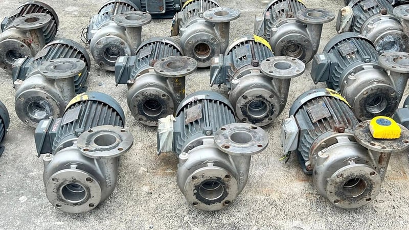 ปั้มน้ำหอยโข่งสเตนเลส TECO เรือนปั้มและใบพัดวัสดุสเตนเลส ขนาด 3 HP 380V ท่อเข้าออก 2.5”- 2” สภาพสวยงานตัดประมูล ปั้มน้ำหอยโข่งสเตนเลส TECO เรือนปั้มและใบพัดวัสดุสเตนเลส ขนาด 3 HP 380V ท่อเข้าออก 2.5”- 2” สภาพสวยงานตัดประมูล