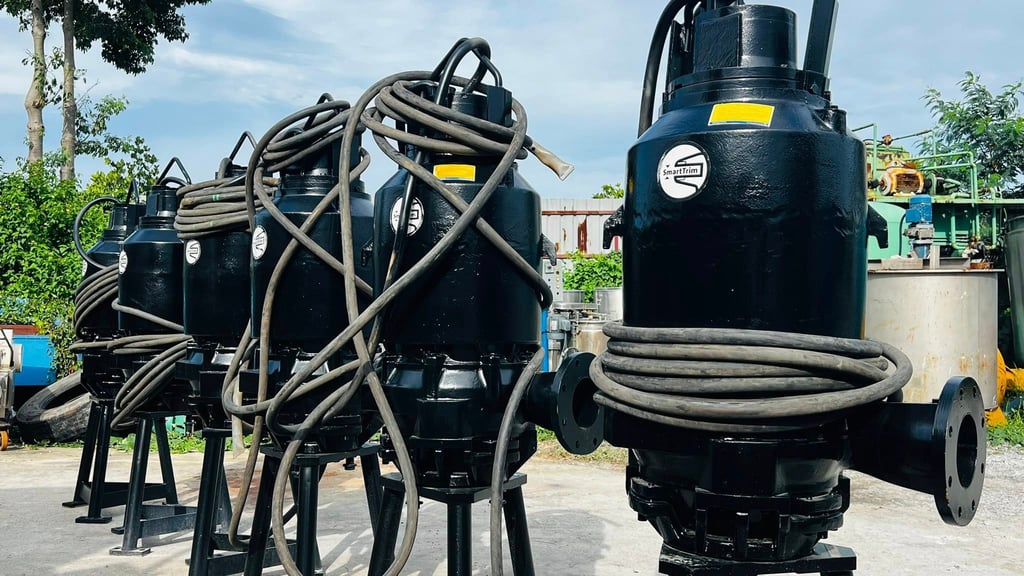 ของใหม่เก่าเก็บ ปั้มจุ่มแช่ไดโว่(Submersible)GRUNDFOS PUMP ขนาด 45 HP  6”- 5”380V มีมา 6 ตัว ของใหม่เก็บสแปยังไม่ได้ใช้งาน