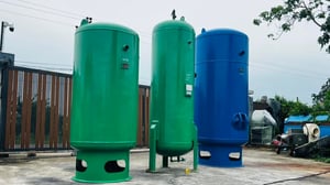 ถังพักลมเข้าใหม่ มีมา 3 ใบ สภาพสวยพร้อมใช้