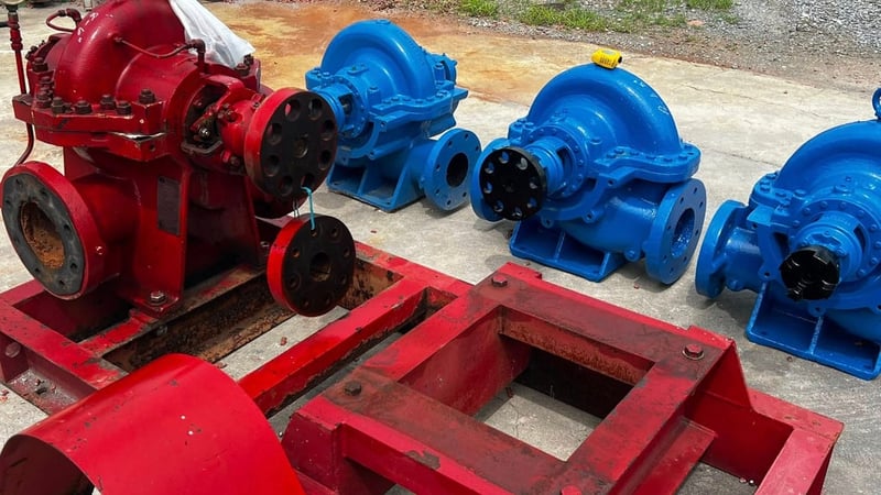 หัวปั้มน้ำสปริทเคส(SplitcasePump)PACO & SPP เข้ามา 3 ตัว