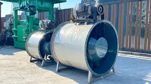 โบลเวอร์ระบายอากาศ_AxialblowerKYOKUTO JAPANมอเตอร์ Mitsubishi 380V เข้ามา 2 ตัว