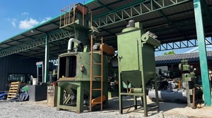 เครื่องยิงทราย RICH SOU TAIWAN ระบบยิง 3 หัว เครื่องปลดจากไลน์ผลิต หายาก อุปกรณ์ครบๆตามภาพ380V เครื่องยิงทราย RICH SOU TAIWAN ระบบยิง 3 หัว เครื่องปลดจากไลน์ผลิต หายาก อุปกรณ์ครบๆตามภาพ380V