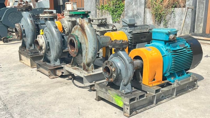 ชุดปั้มน้ำหอยโข่ง EBARA JAPAN 380V เข้ามา 4 ชุด ชุดปั้มน้ำหอยโข่ง EBARA JAPAN 380V เข้ามา 4 ชุด