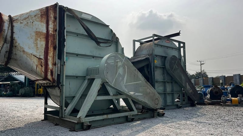 โบลเวอร์ดูดเป่าระบายอากาศ KRUGER FAN BLOWER รุ่นใหญ่บิ๊กไซด์380Vเข้ามา 2 ตัว