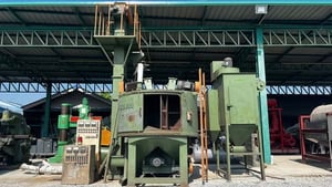 เครื่องยิงทราย RICH SOU TAIWAN ระบบยิง 3 หัว เครื่องปลดจากไลน์ผลิต หายาก อุปกรณ์ครบๆตามภาพ380V เครื่องยิงทราย RICH SOU TAIWAN ระบบยิง 3 หัว เครื่องปลดจากไลน์ผลิต หายาก อุปกรณ์ครบๆตามภาพ380V