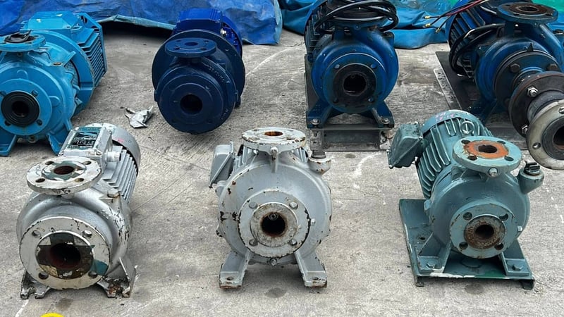 ปั้มน้ำหอยโข่ง งานตัดประมูลเข้ามาหลายตัว 380V