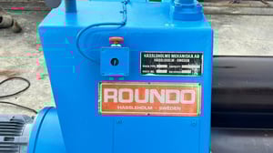 เครื่องม้วนเหล็กแผ่นงานยุโรป R O U N D O Made in SWEDEN ขนาด 8 ฟุต (240 cm) ม้วนหนา 8 - 12 mm380Vพร้อมใช้งาน